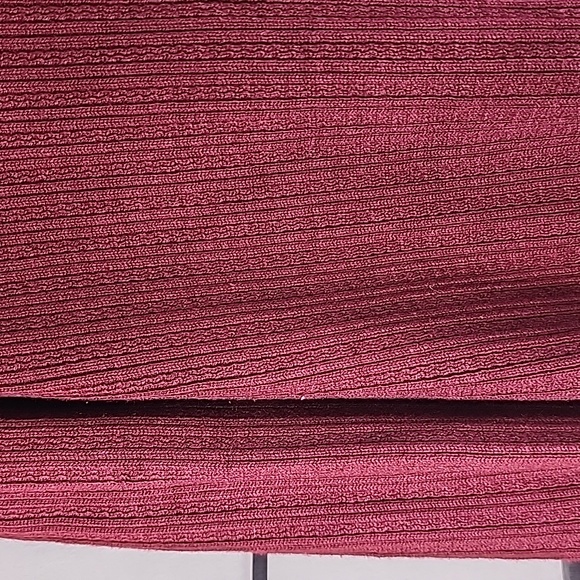 Van Heusen Burgundy Turtleneck Textured Sweater L Grannycore Coastal - Picture 3 of 5
